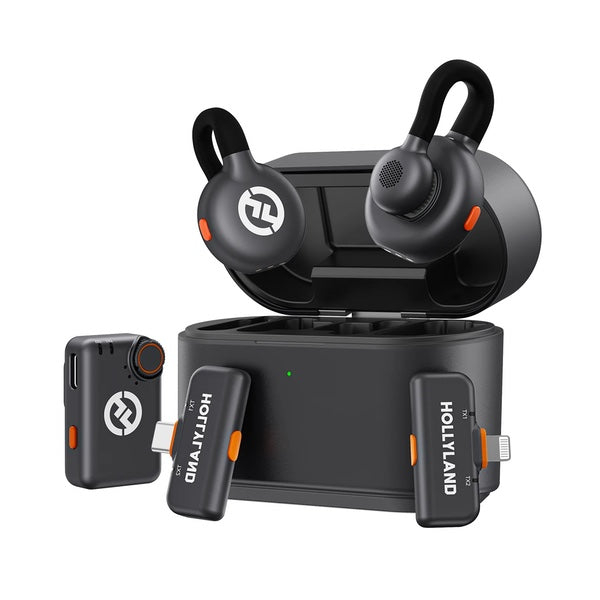 Hollyland Lark M2S Microfono Wireless Ultimate Combo (Camera RX +USB-C RX + Lightning RX) Hollyland Lark M2S Microfono Wireless Ultimate Combo (Camera RX +USB-C RX + Lightning RX)